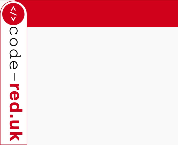 Logo position when the menu is closed