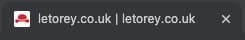 Letorey.co.uk Dark Mode favicon in tab